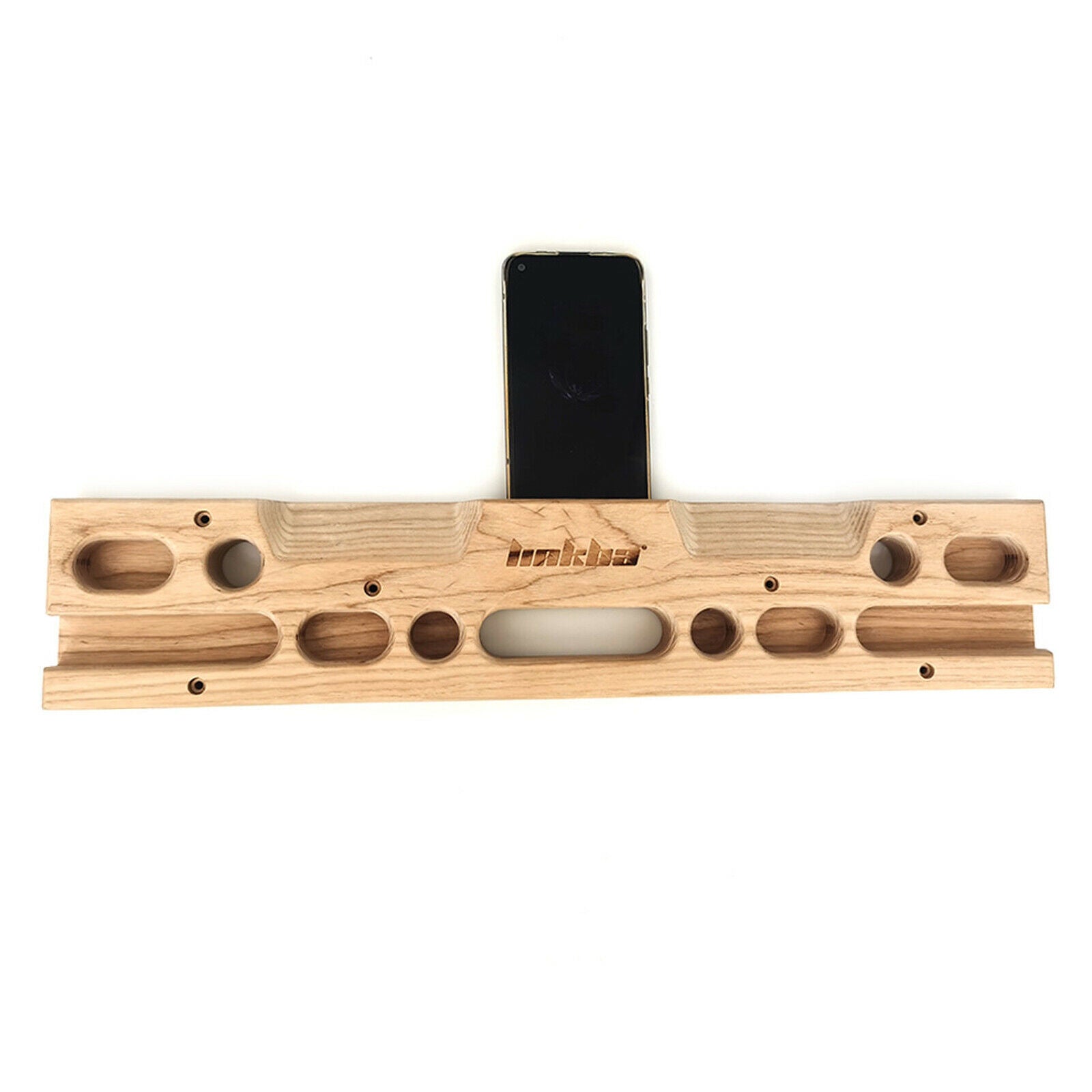 Wood Climbing Hangboard Multi Holds Grip Fingerboard Hand Strengthener Grip