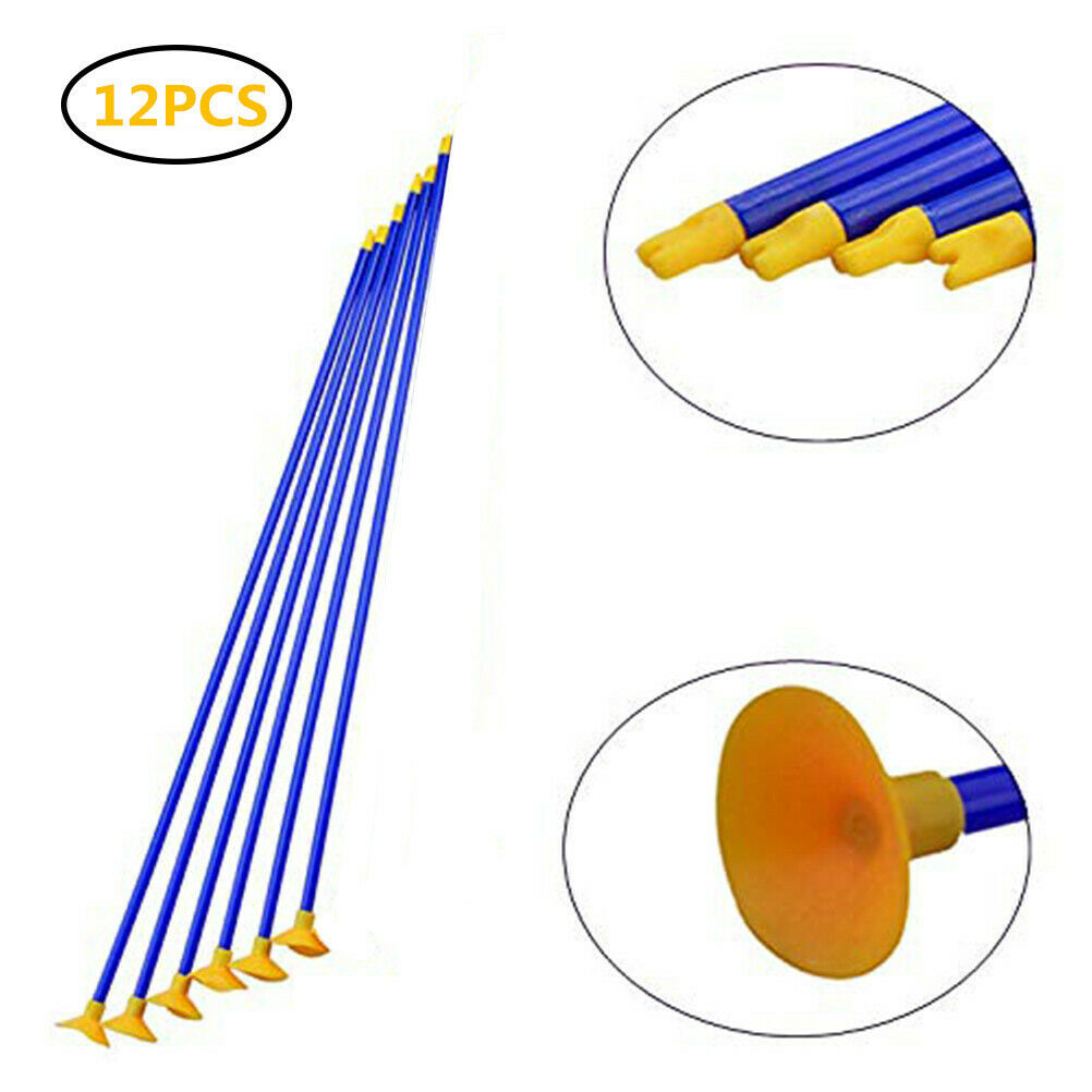12Pcs Children Archery Game Safety Rubber Arrows Archery Suction Cup Arrow