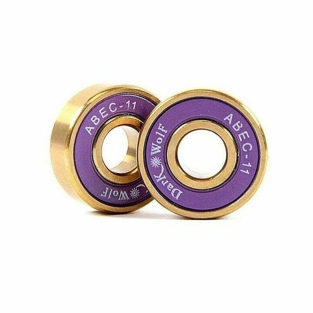 8pcs ABEC-11 608 2RS Skateboard Bearings + 4 Sleeve + 8 Slide Wire Longboard Set