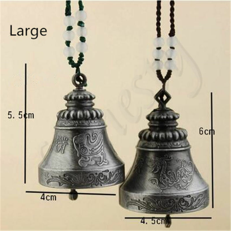 2X Chinese Dragon/Phoenix Feng Shui Bell Good Luck Fortune Hanging Wind Chime