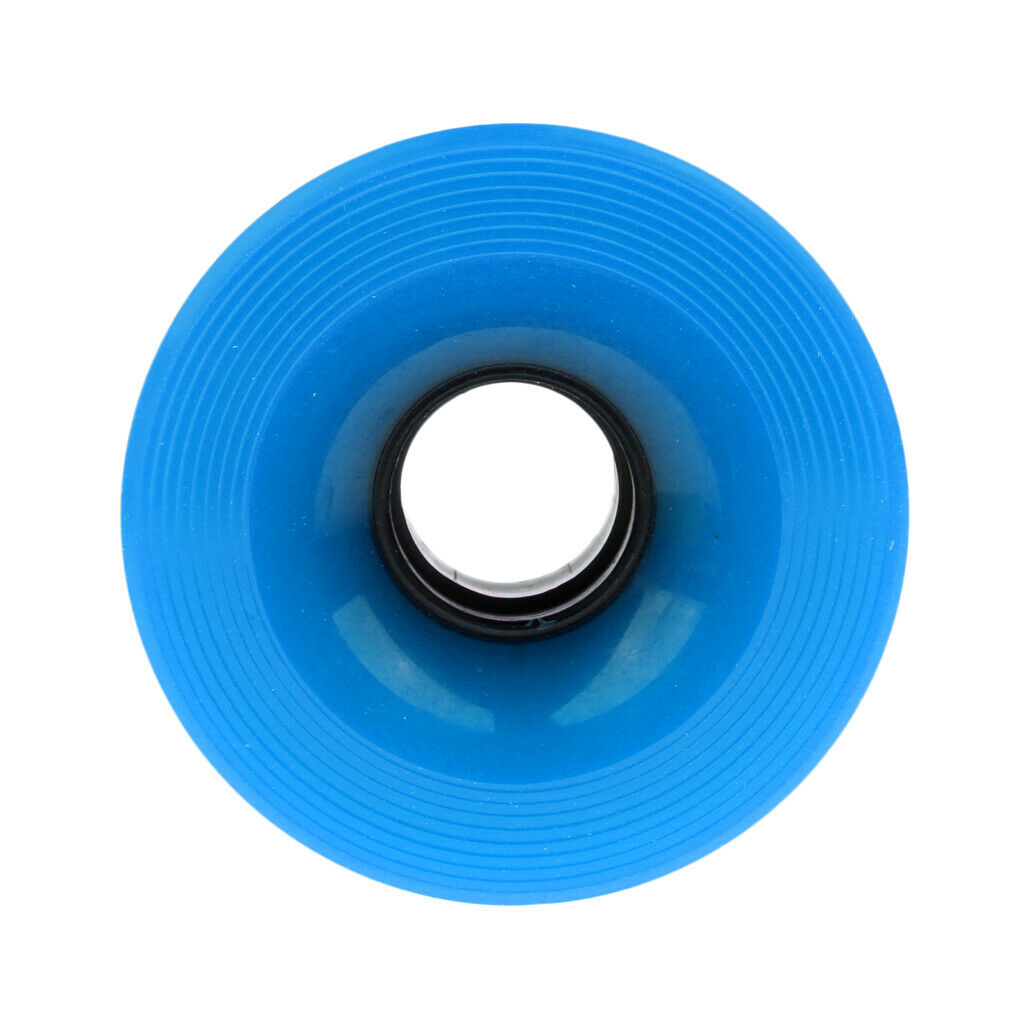 70 x 51mm Pro Blank Skateboard PU Wheels Longboard Cruiser Wheels blue