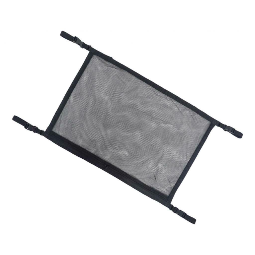 Net Car Roof Storage Bag Breathable Easy to Install with 4 Thick Belts