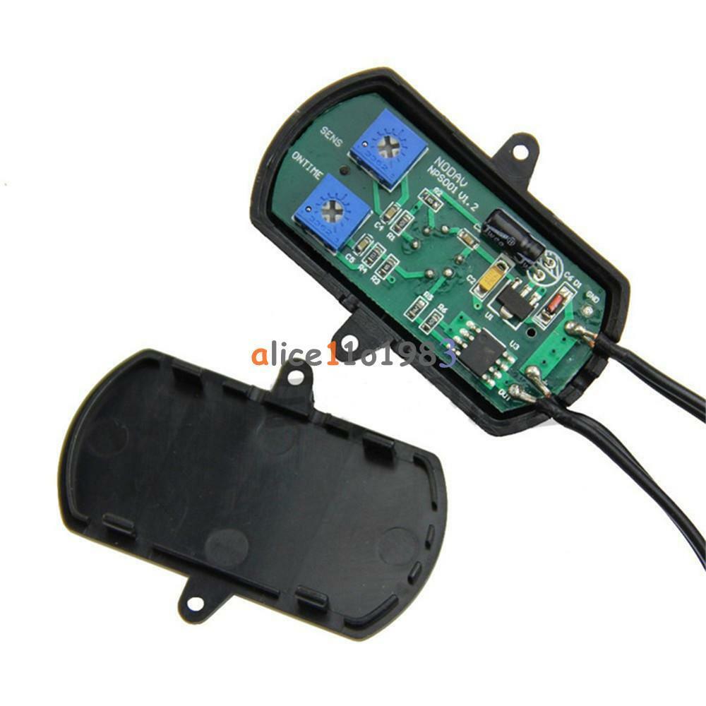 DC5-24V 5A Infrared PIR Motion Sensor Security Light Control Switch + Connector