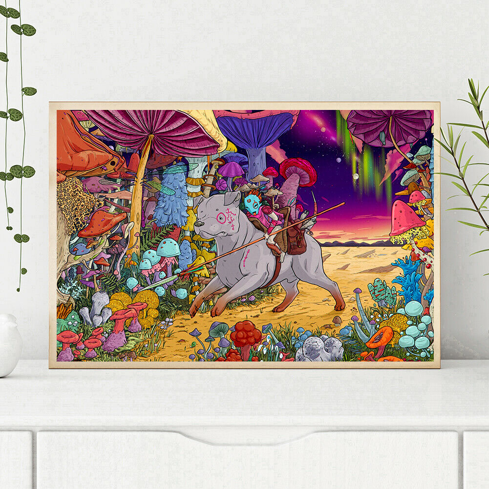 1000 Pieces DIY Monster Knight Puzzle Educational Learning Assembling Toys @
