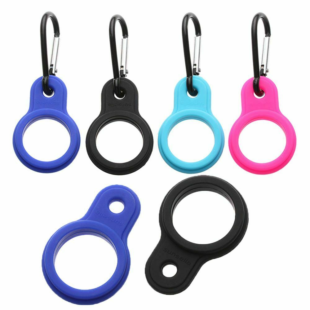 Outdoor Carabiner Water Bottle Holder Sports Kettle Buckle Rubber Buckles Hook