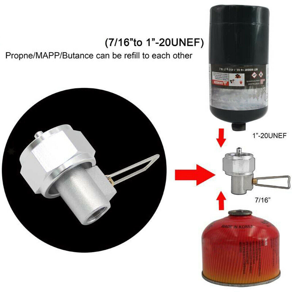 Propane Cylinder Gas Refill Adapter Converter Filling Outdoor Camping Stove