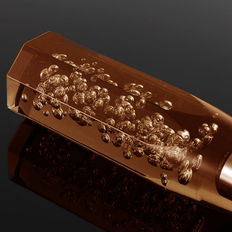 -XN1x Universal Octagon Crystal Bubble Manual Auto Car Shifter Shift Knob 150mm