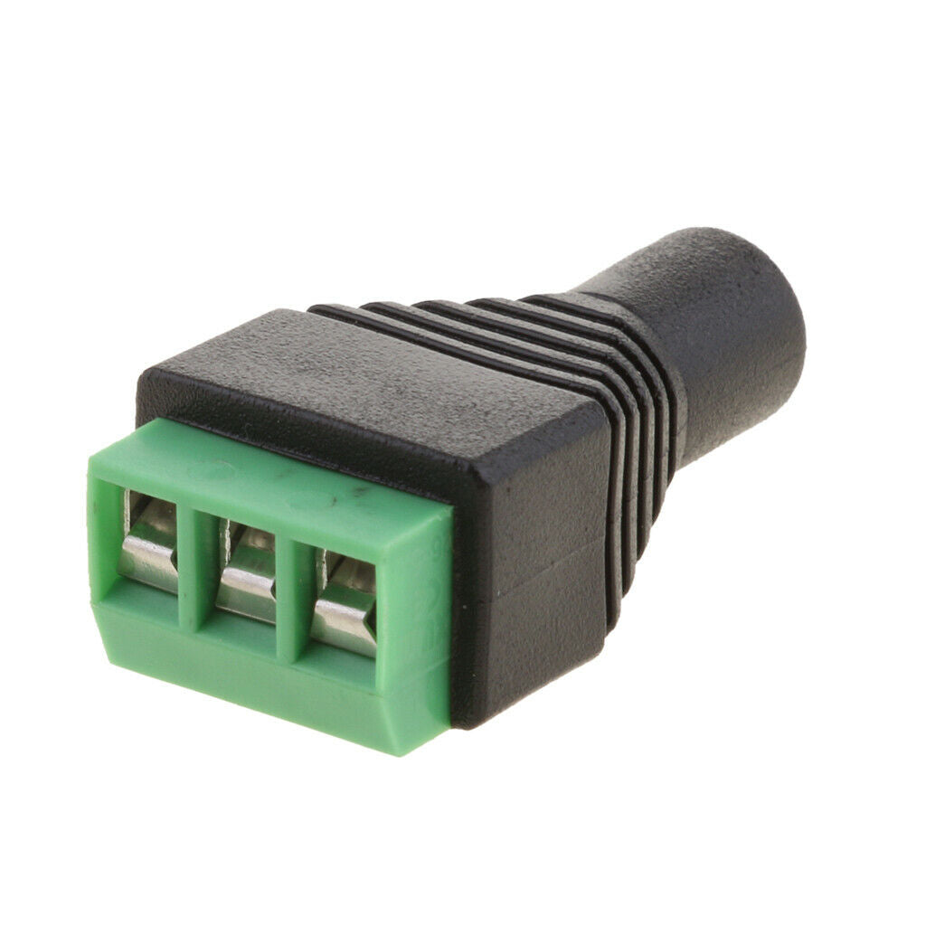 3.5mm 1/8" Stereo Audio Female To AV 3-Screw Terminal Female Connector