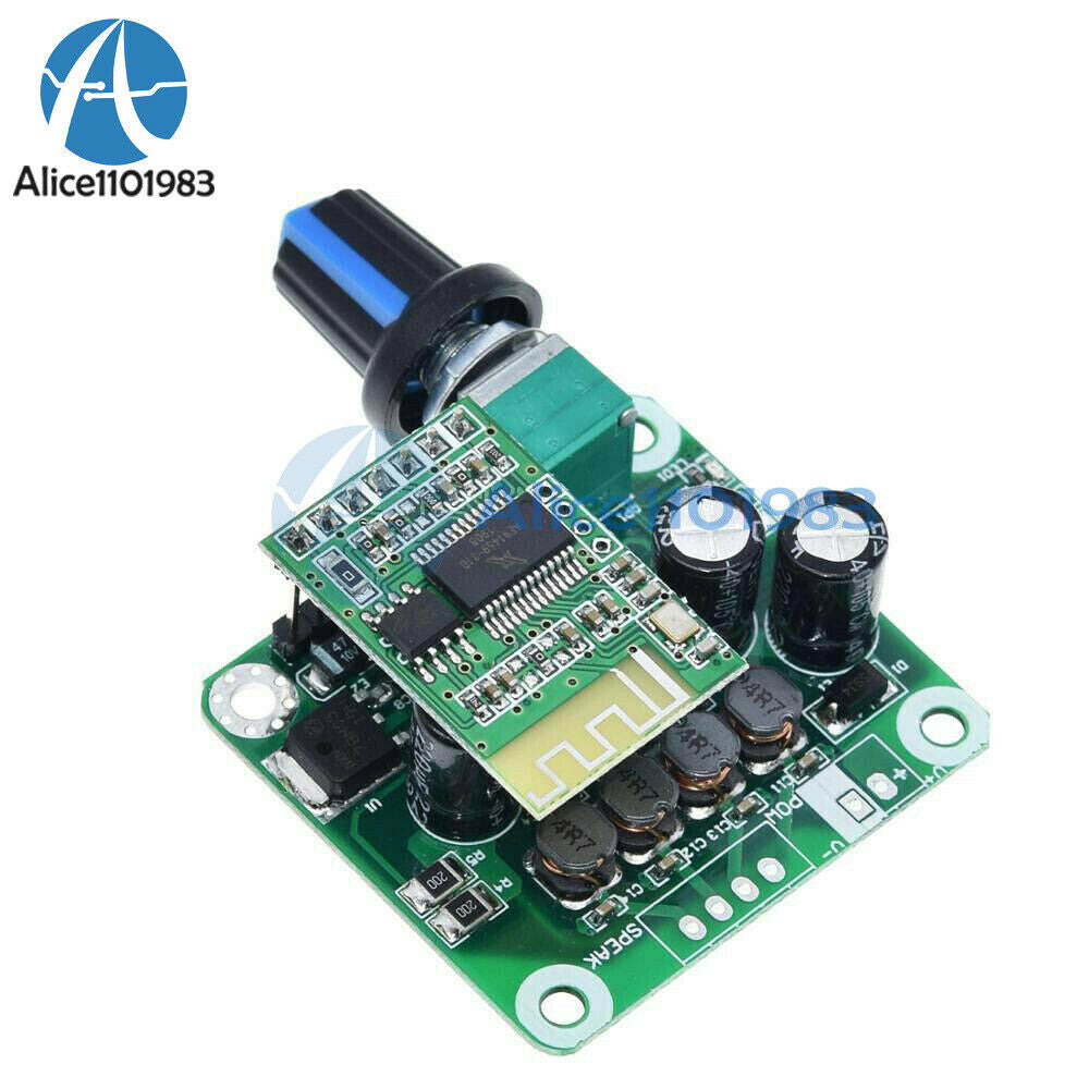 TPA3110 15W+15W Bluetooth 4.2 Digital Stereo Audio Power Amplifier Board 12-24V