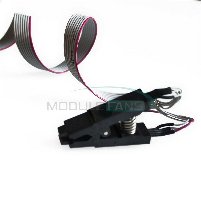 Flash Chip IC Test Clip + Adapters for Programming SOIC8 SOP8 BIOS/24/25/93 MF