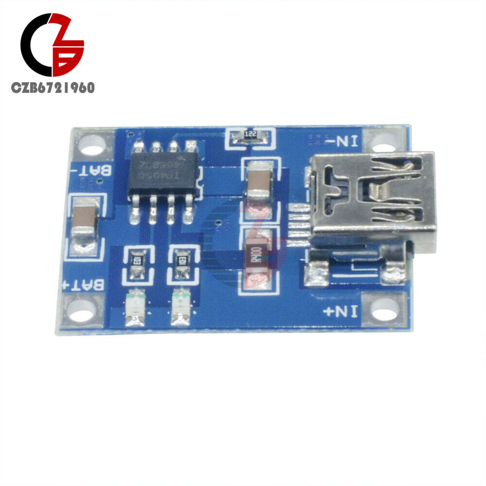 5PCS TP4056 Mini USB Charge Board 5V 1A Lithium Battery Charger Charging Module