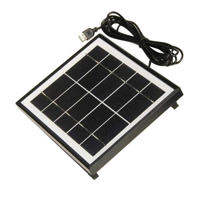 Solar Panel 5.5V battery charging w/ Cable for Smartphone Solar Panel charging