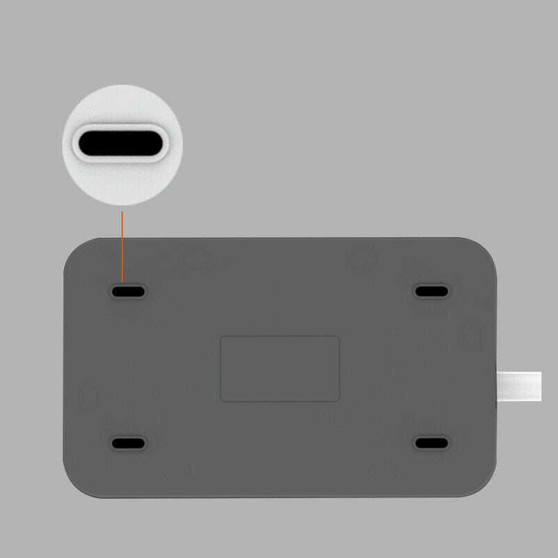 International Power Socket 6 USB Port Charging Socket Electrical Outlet EU Plug
