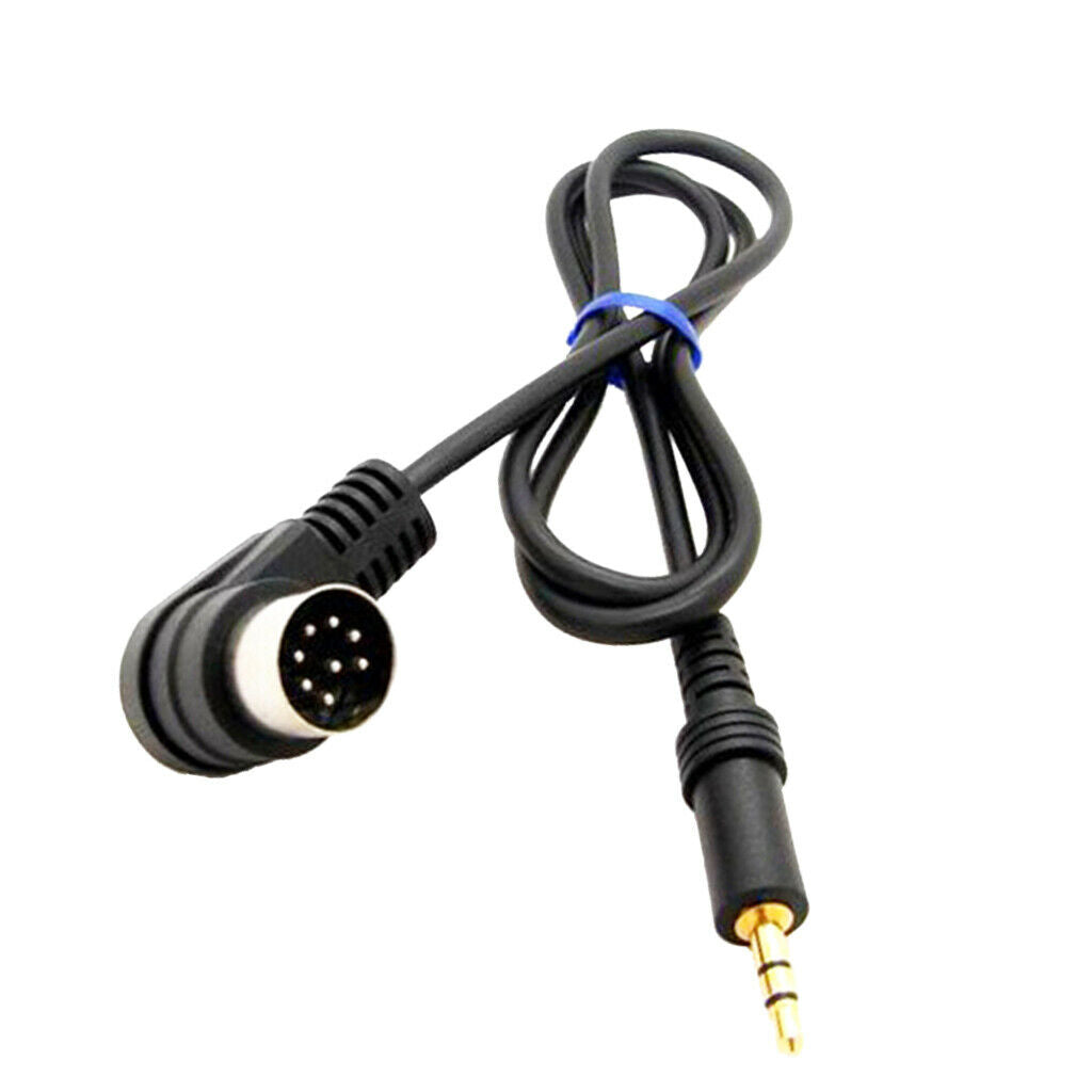 3.5mm Mini   AUX 8Pin M-BUS Audio Input Adapter Cable for