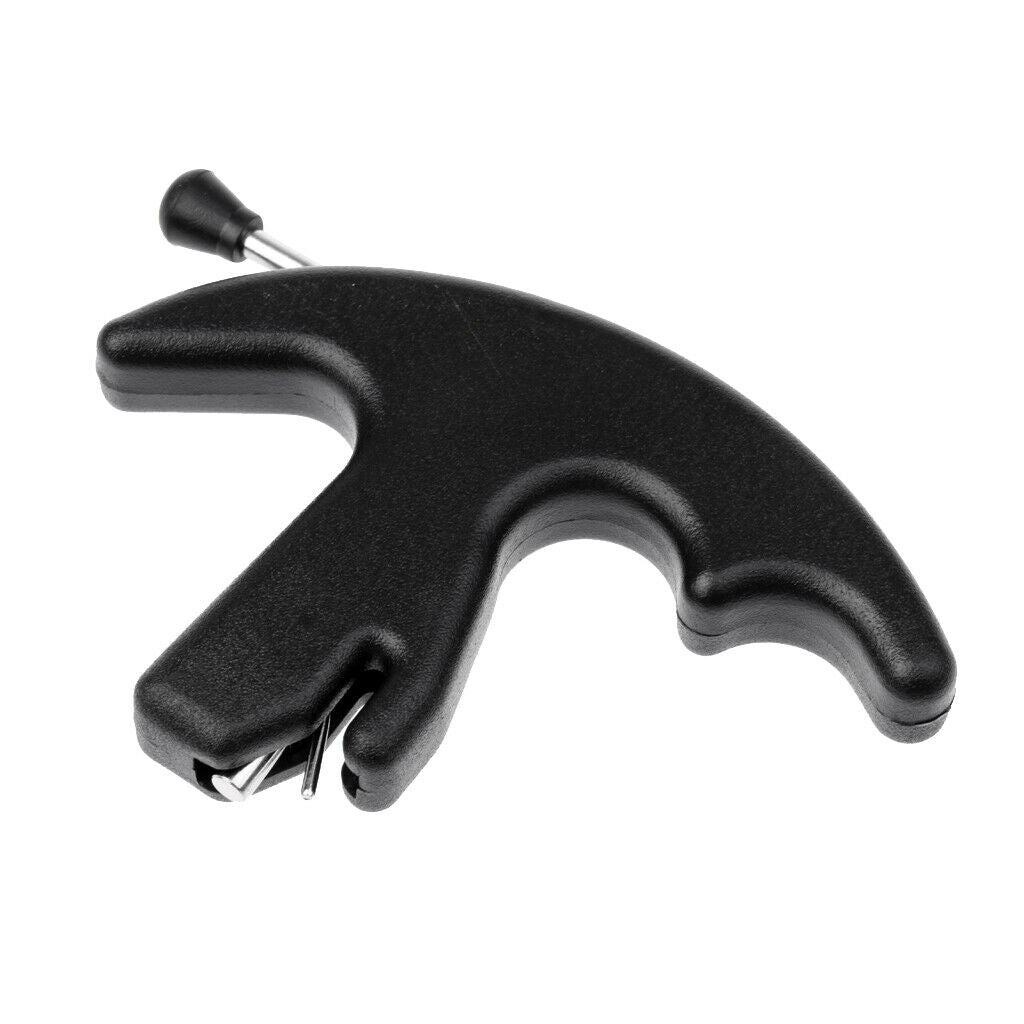 New Handle Grip Thumb Caliper Release Aid for Compound Bow Hunting - Black