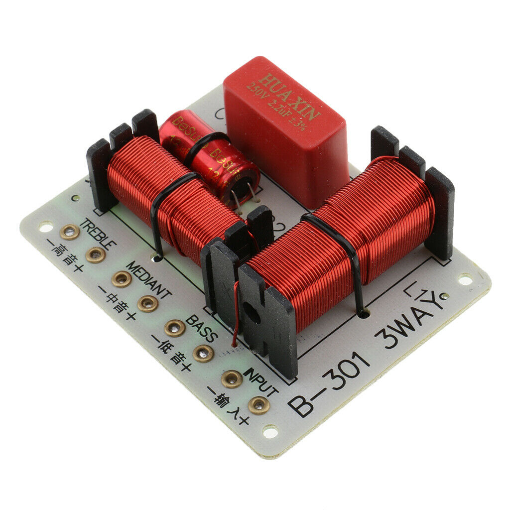 3 Way Frequency Splitter For Subwoofer 150W Audio Speakers