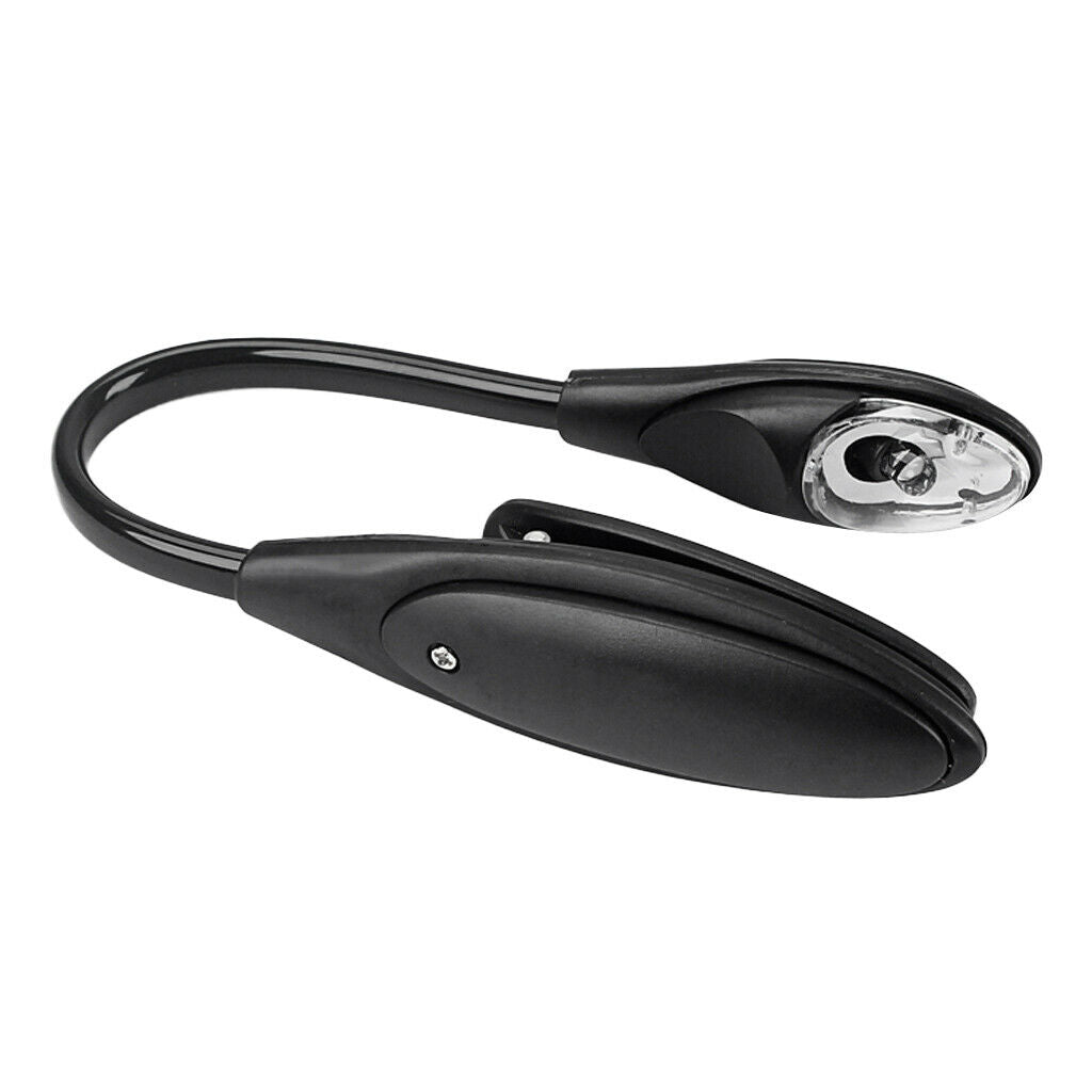 Black Rechargeable Music Stand Lamp Perfect For Bookworms, Kids&Music Player