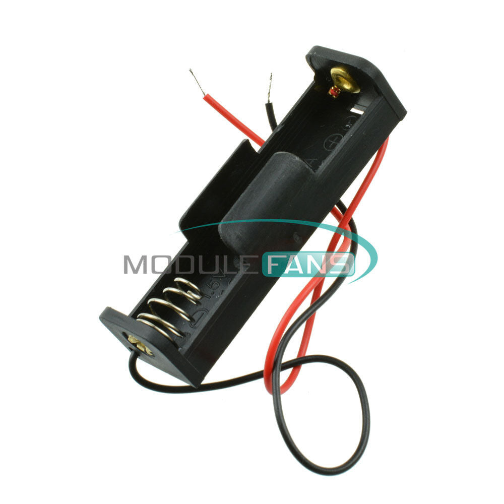 5PCS Plastic Wire Leads Battery Case Storage Box Holder for AA 1.5V 1XAA 2A