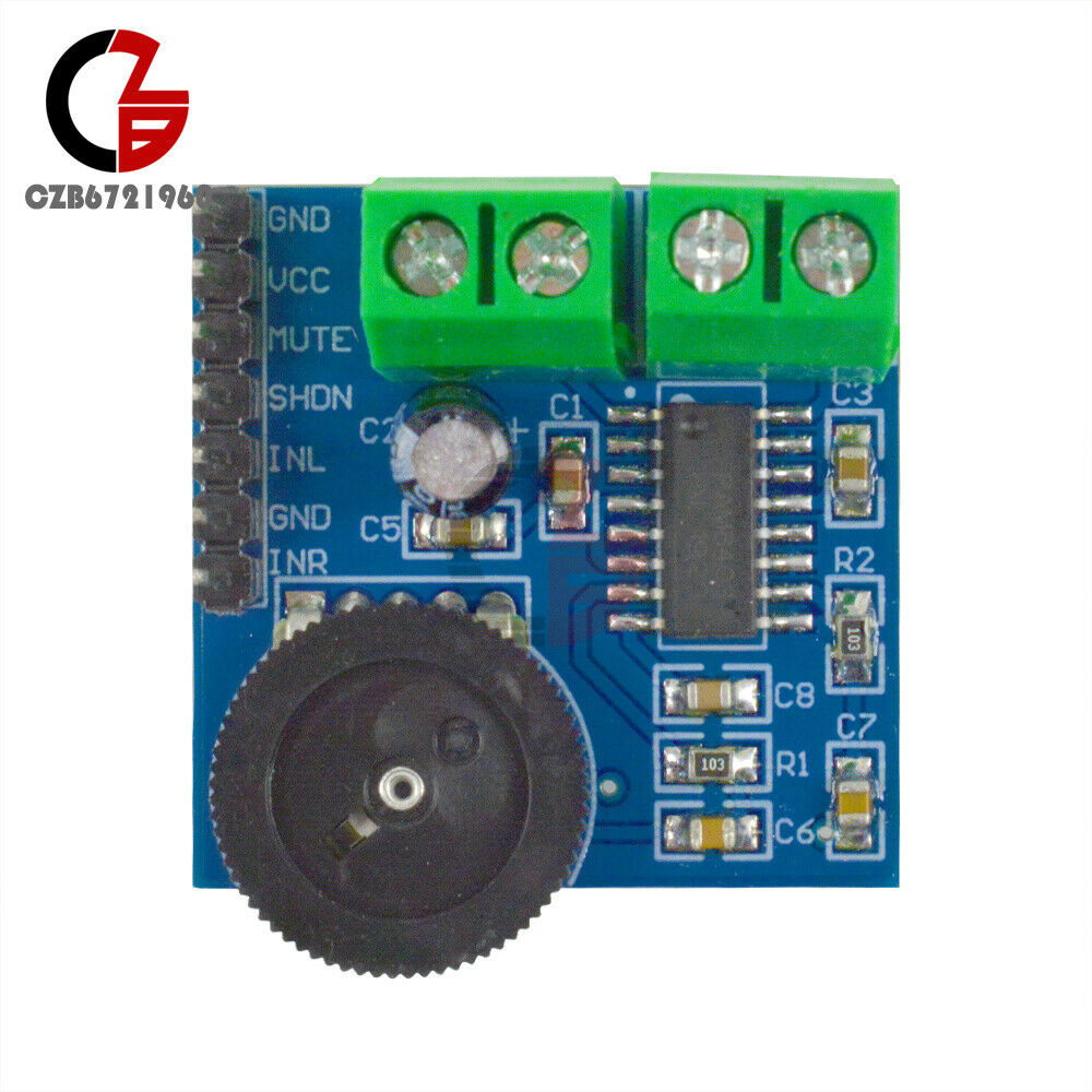 Mini PAM8403 two-channel Double Track Power Amplifier Volume Adjustment Module