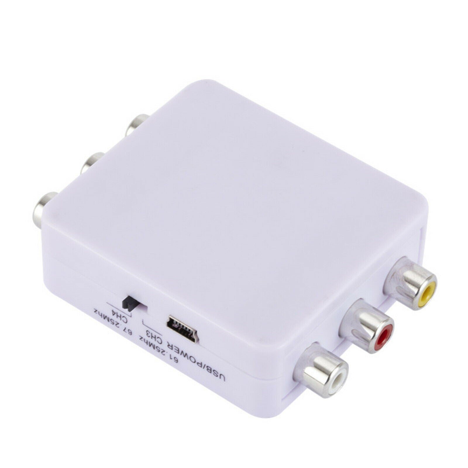 Audio to RF Radio Frequency Converter 1080P AV to HDMI Converter Adapter