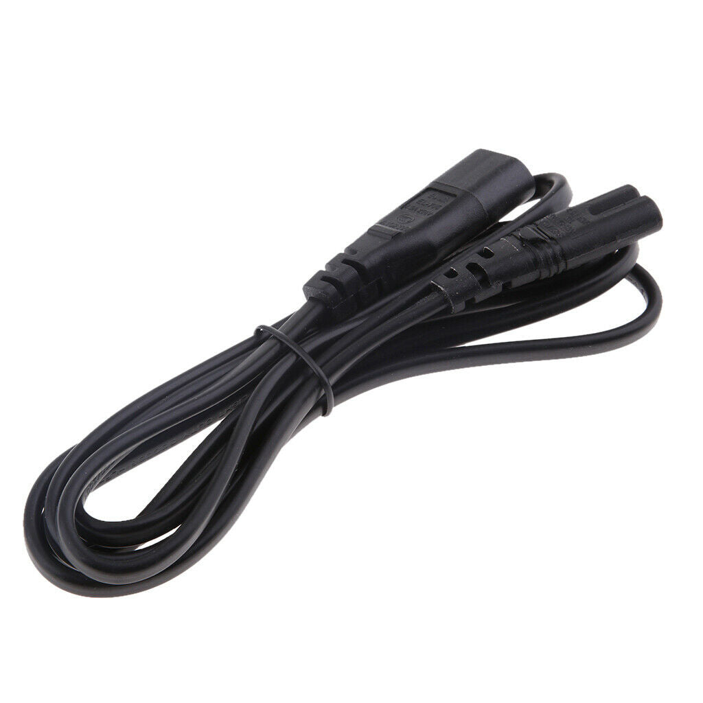 Universal IEC C8 Male to C7 Female Converter Adapter Power Cables 1.8Meter