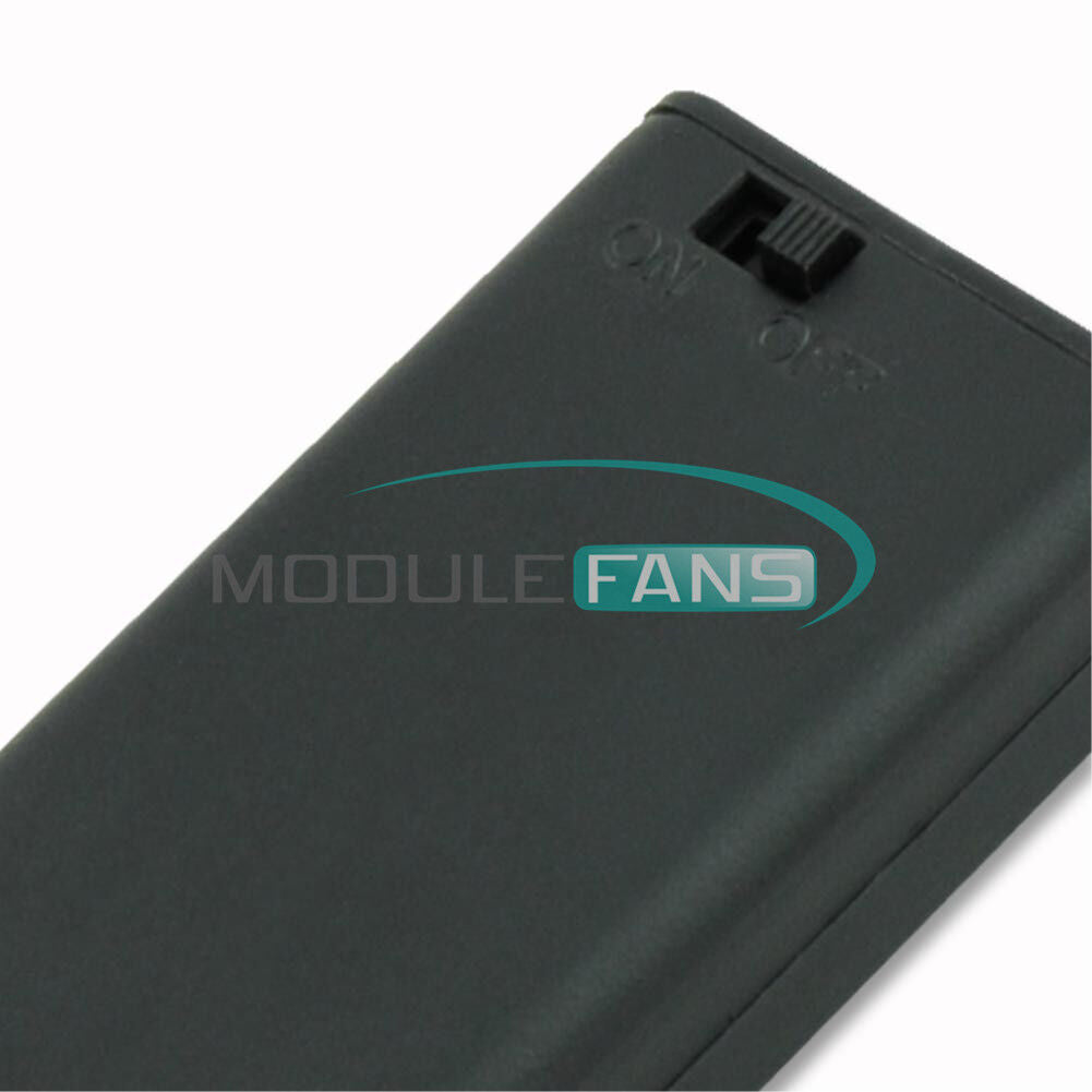 5PCS 2A Battery Holder Box Case with ON/OFF Switch and Cover for 2AA battery M