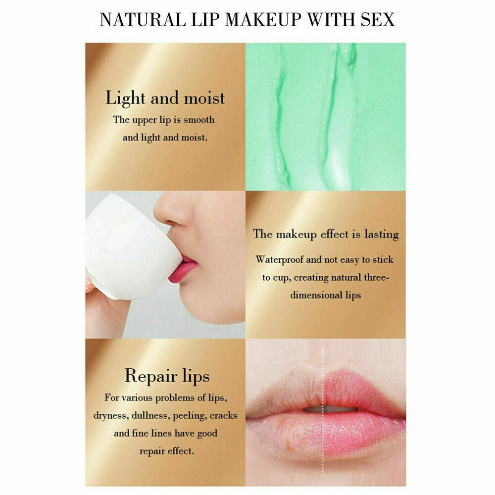 100% Aloe Vera Magic Lip Balm Temperature Color Change Natural Moisture Lipstick