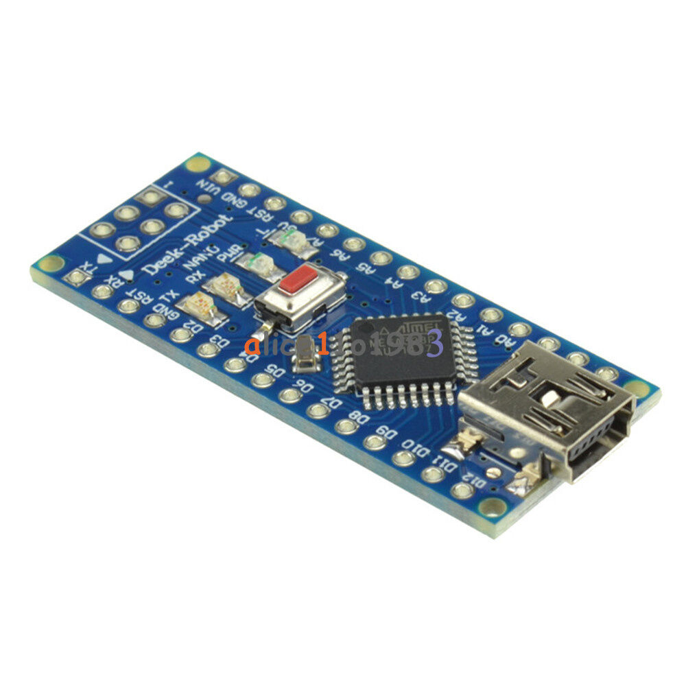 Arduino USB Nano V3.0 ATmega328P 5V 16M board+Terminal Adapter Module