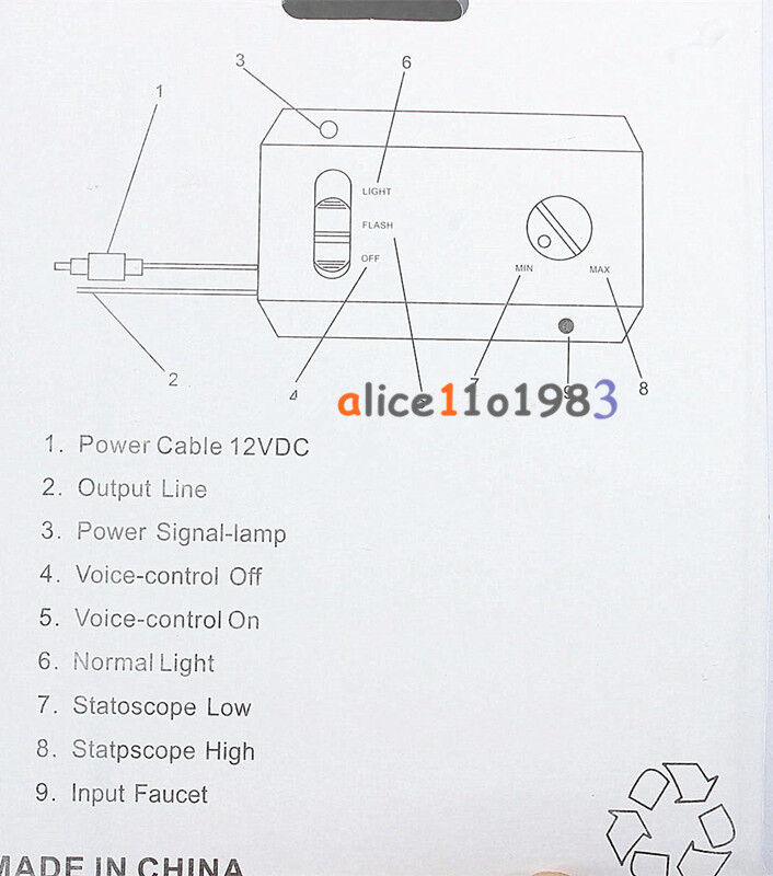 Car LED 12V 2A Voice Music Sensitive Sensor Sound Activated Controller Switch