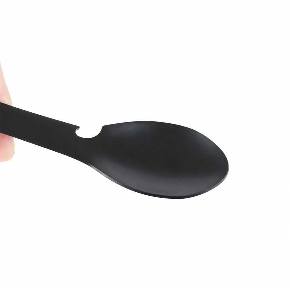 Steel Bottle Opener Can Opener Outdoor Tool Fork Spoon Camping Survival EDC Kit