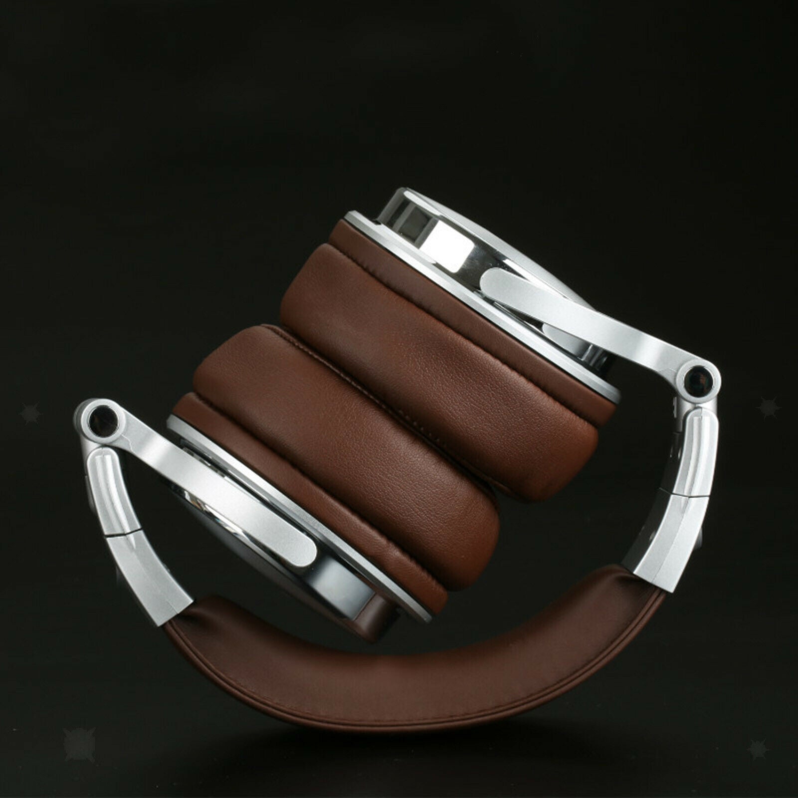 Pro-30 Over Ear Headphones Studio Monitoring Mixing DJ Stereo Headsets Brown