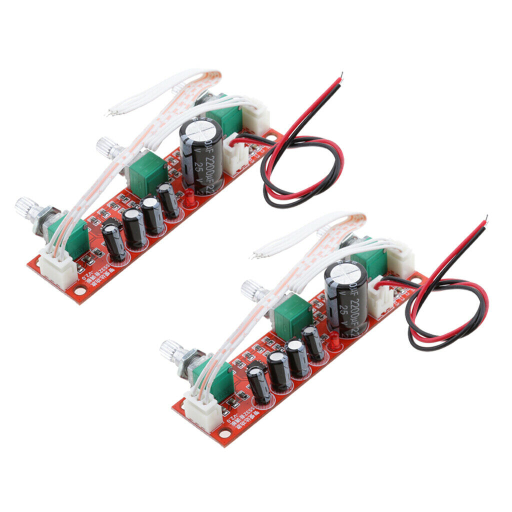 2 Pieces Amplifier Board, HiFi Amplifier NE5532 Preamplifier Volume Tone Control