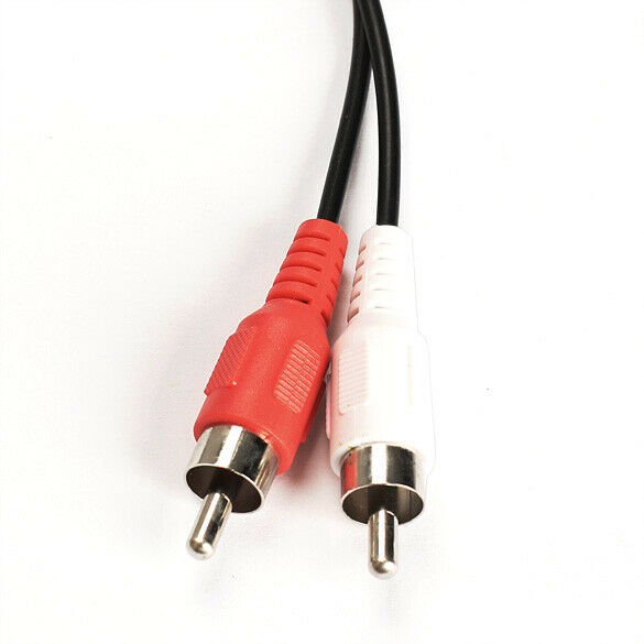 3.5mm Y Adapter Audio Cable Stereo Female Mini Jack to 2 RCA Male Adapter @