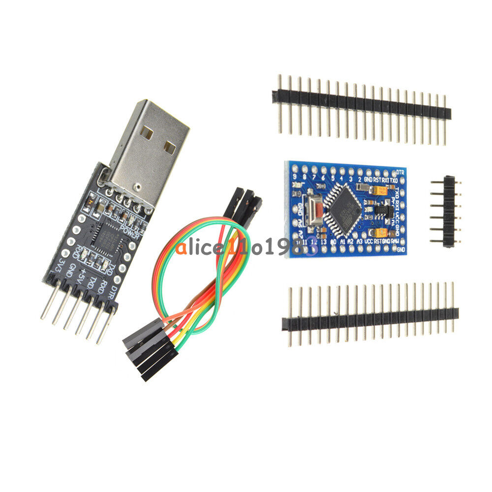 Pro Mini atmega328 5V 16M Arduino Compatible+CP2102 USB 2.0 to UART TTL