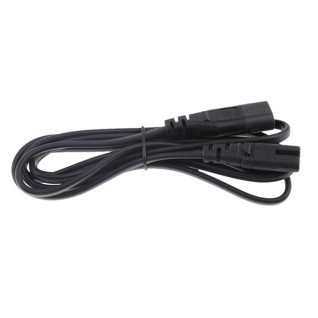 Universal IEC C8 Male to C7 Female Converter Adapter Power Cables 1.8Meter