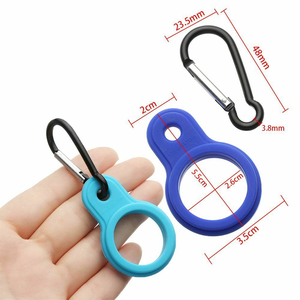 Rubber Buckles Hook Outdoor Carabiner Sports Kettle Buckle Water Bottle Holder