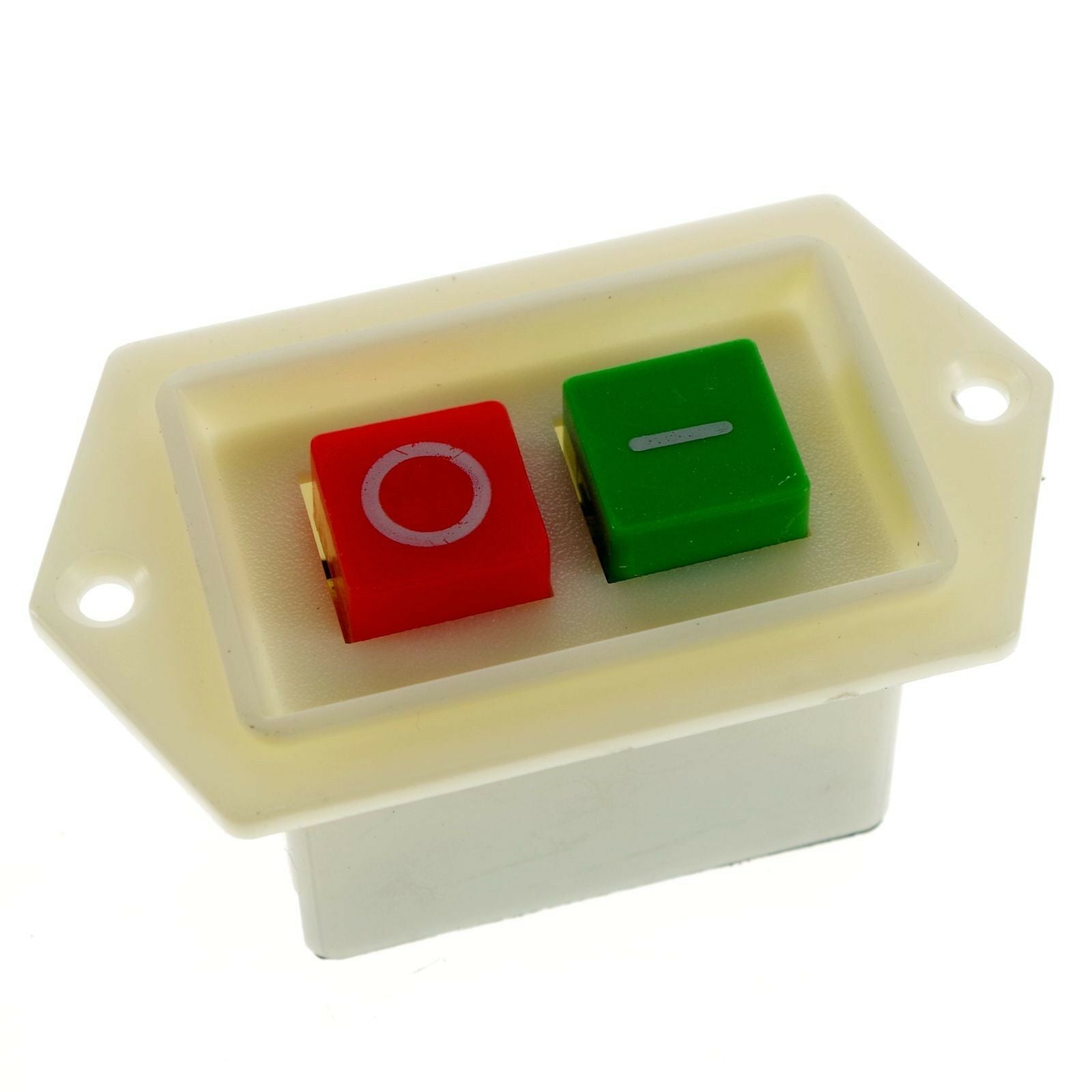 (1) Pushbutton Switch 10A 380VAC Bench Drill Switch LC3-10 Red Green Start-Stop