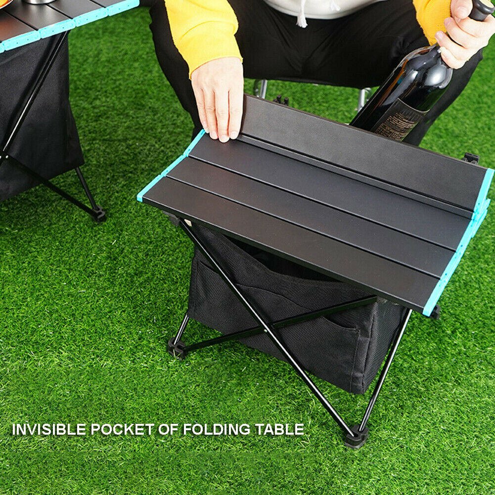 Outdoor Folding Table Storage Hanging Basket Picnic Camping Pouch Organizer @