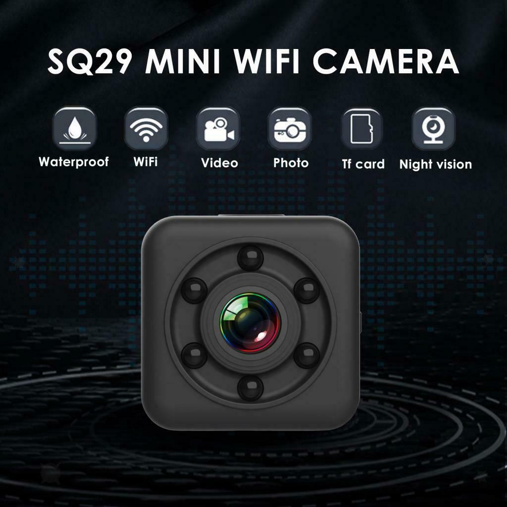 SQ29 1080P Mini WiFi Small Action Camera Camera  Motion Enabled.