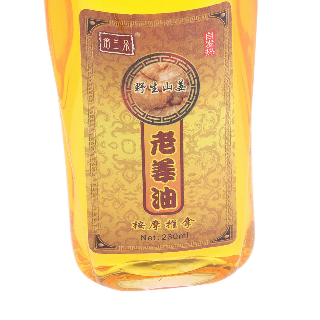 100% Natural Ginger Oils, Essential Oil, Body Spa Massage Oils 230ml