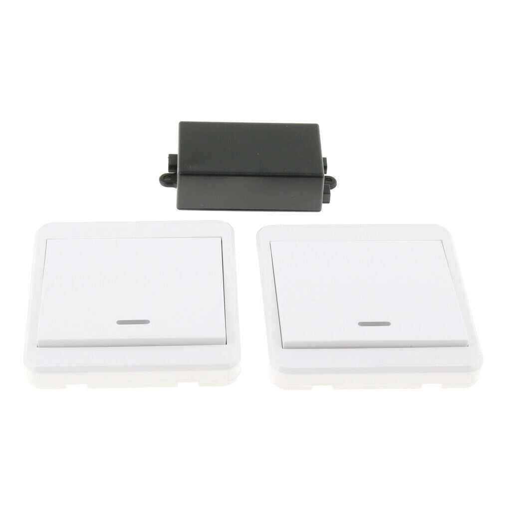 2x Premium AC 85-250V Wireless Remote Switch 50/60Hz Transmitters & Receiver