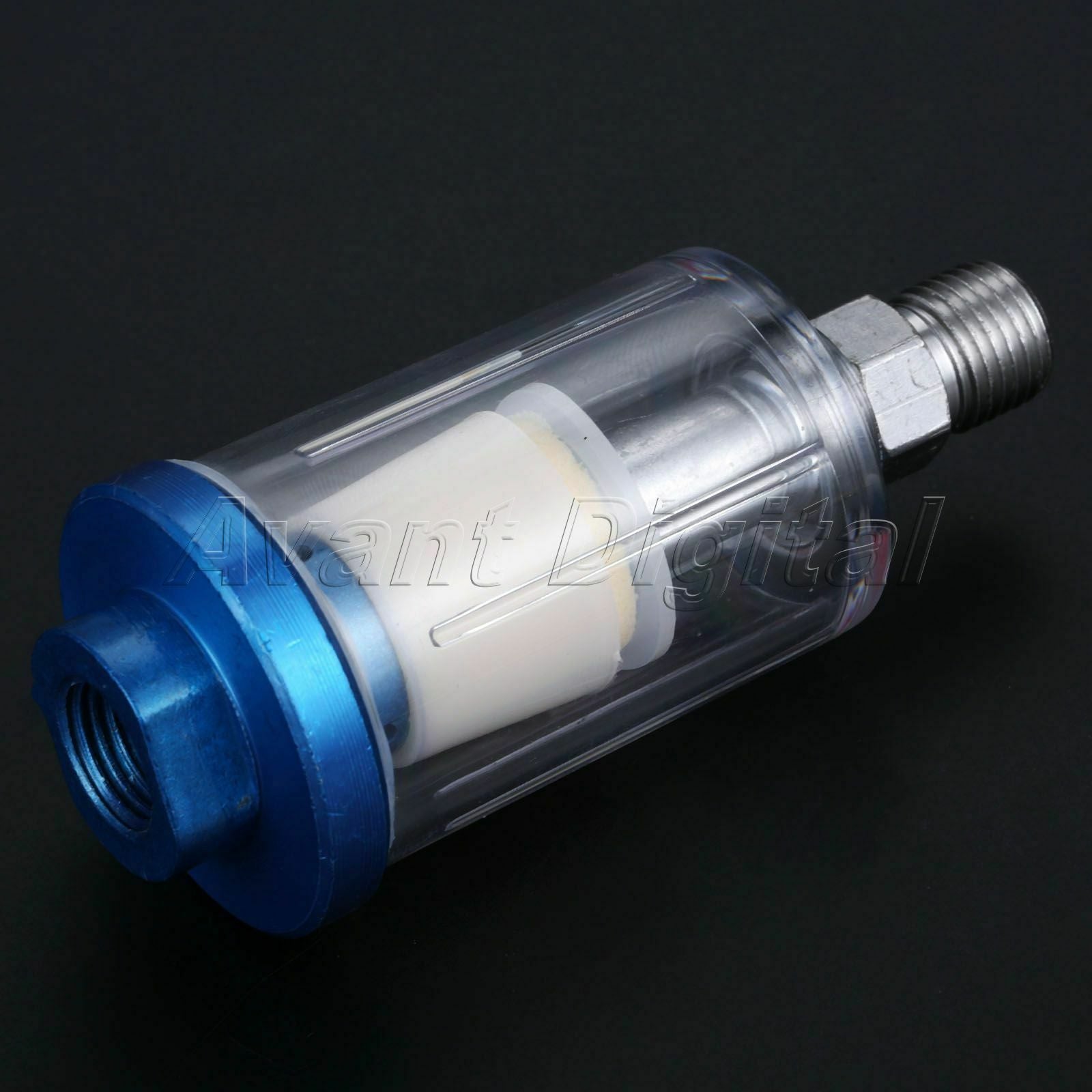 Gravity Feed Spray Gun Air Line Mini Filter & Regulator Paint Primer Metal Flake
