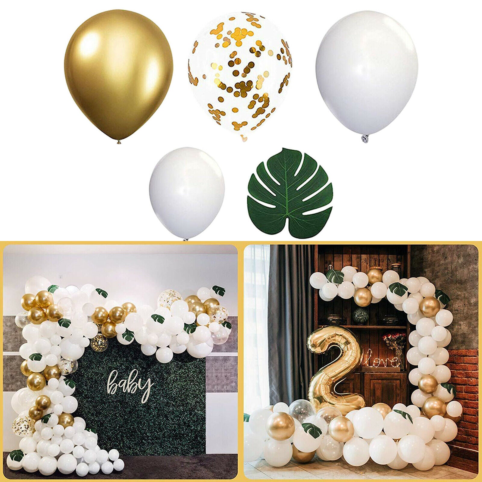 100/Set 12'' Pastel Party Balloons with Ribbon for Wedding Happy Birthday