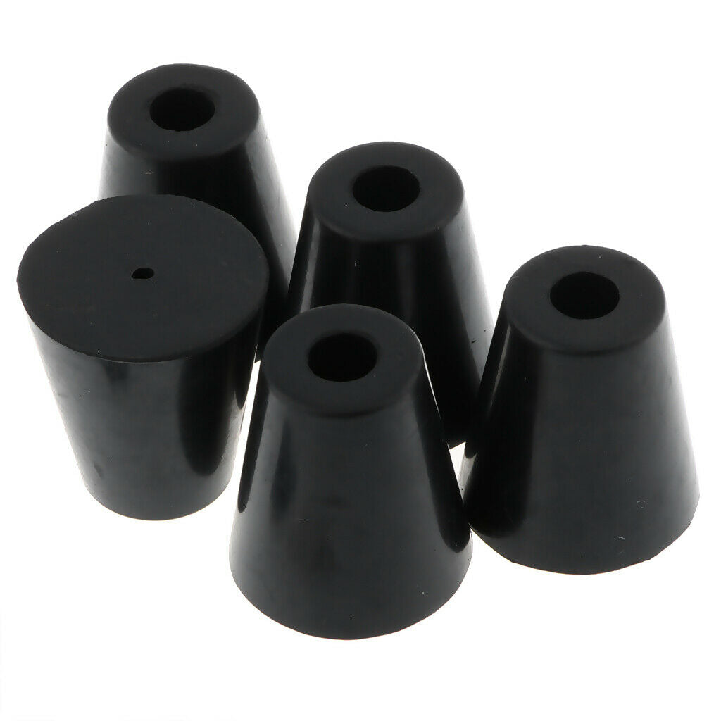 5Pcs Isolation Rubber Feet Pad Base 45x49mm Cabinet Amplifier Speaker CD DVD