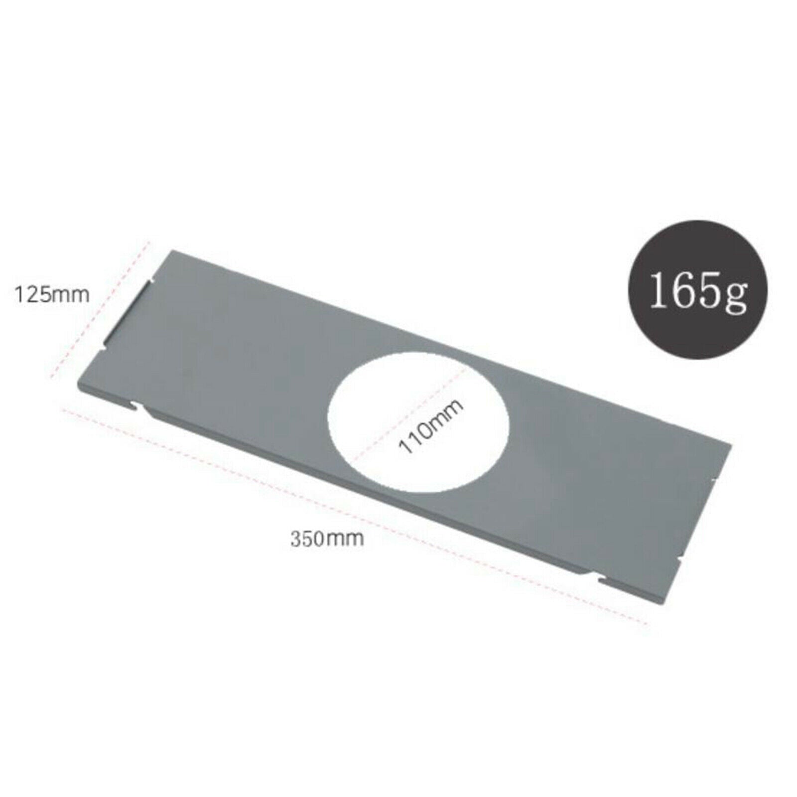 Table Aluminum Plate for Portable Beach Collapsible Picnic Backpacking BBQ