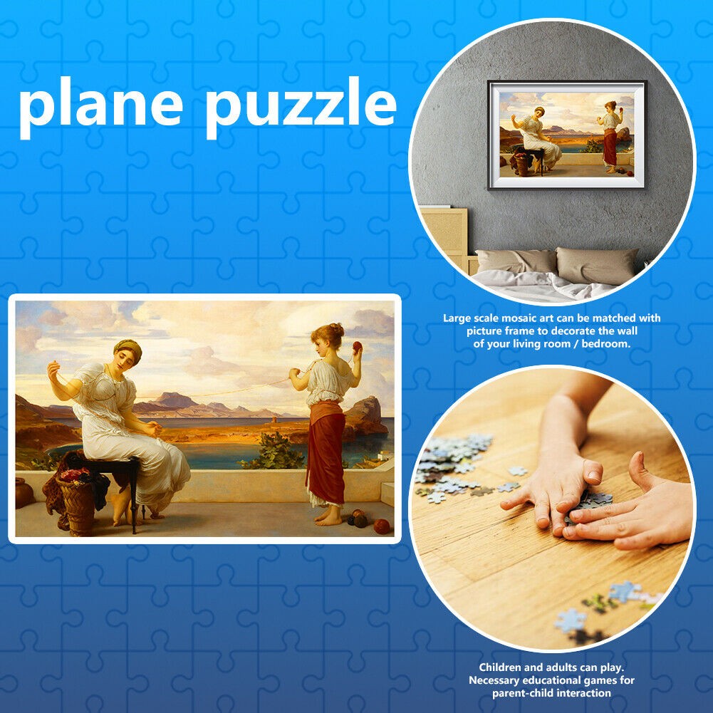 1000 Pieces DIY Wrap Yarn Jigsaw Puzzles Educational Toys for Kids Gift @