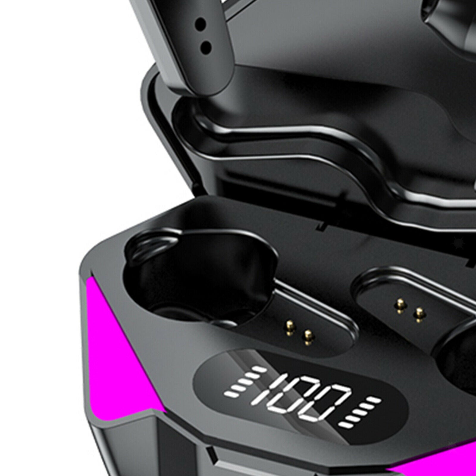 Game Wireless Earbuds Bluetooth 5.0 for Sport with Wireless Charging Case