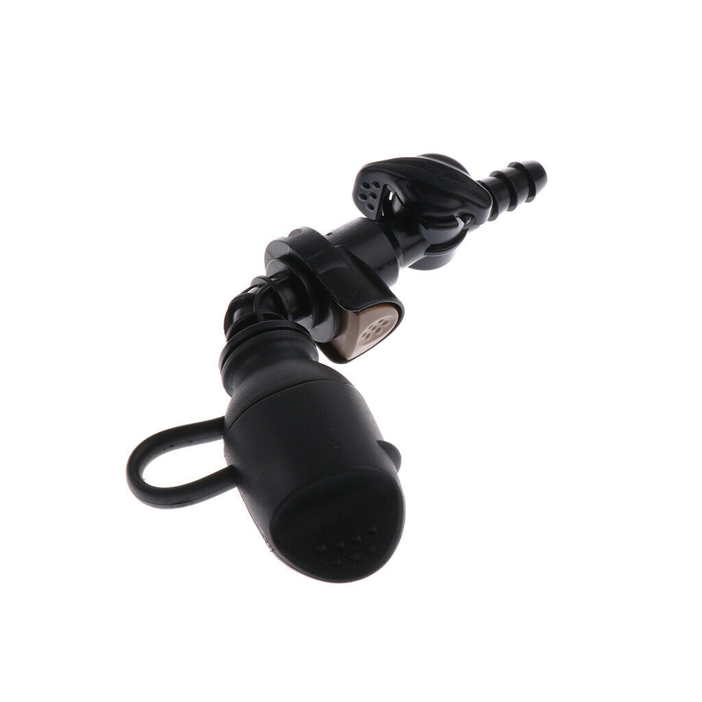Black Silicone Water Bag Bite Valve Nozzle Outdoor Accessories 90 Degree