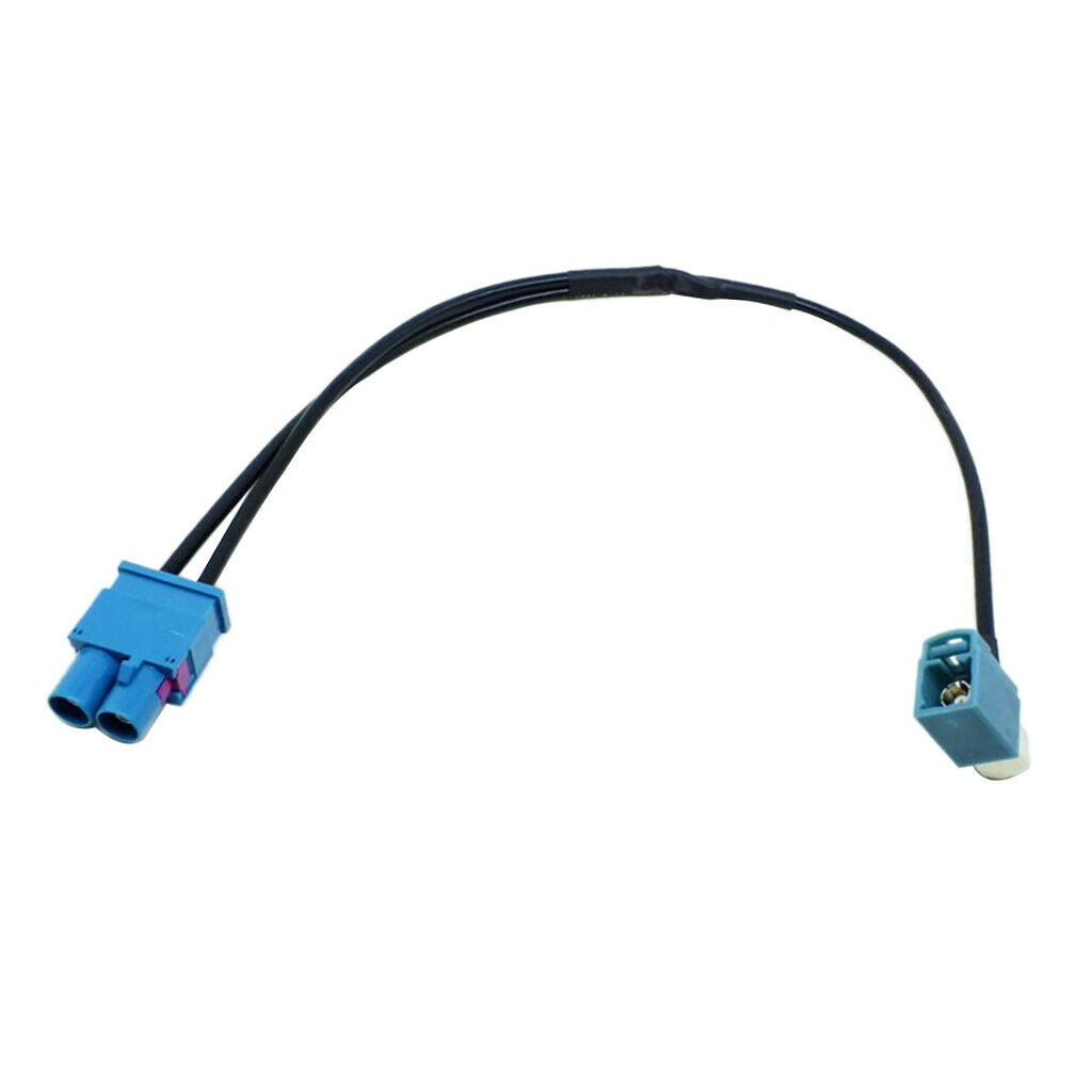 Car Radio Fakra Two Male to Female Aerial Antenna Adaptor for select VW AUDI