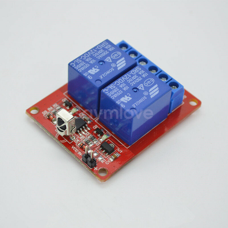 New 2CH 12V Infrared Remote Control Module IR Receiver Wireless ON/OFF Switch